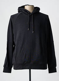 Sweat-shirt à capuche col rond noir CALVIN KLEIN homme
