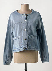 Veste en jean bleu ICHI pour femme seconde vue