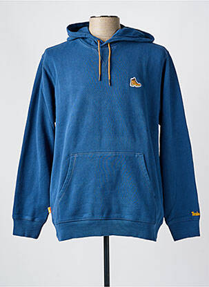 Sweat-shirt à capuche col rond bleu TIMBERLAND homme
