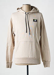 Sweat-shirt à capuche gris NEW BALANCE pour homme seconde vue