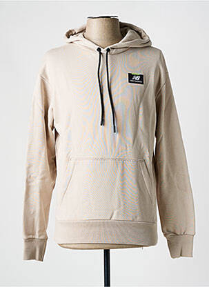 Sweat-shirt à capuche gris NEW BALANCE pour homme