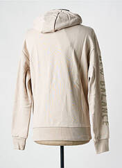 Sweat-shirt à capuche gris NEW BALANCE pour homme seconde vue