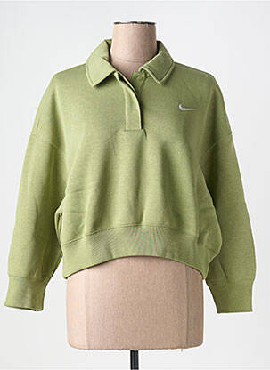 Sweat-shirt vert NIKE femme