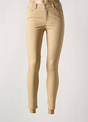 Pantalon slim beige VERO MODA pour femme seconde vue