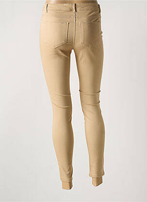 Pantalon slim beige VERO MODA femme