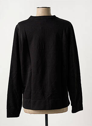 Sweat-shirt col rond noir CALVIN KLEIN femme