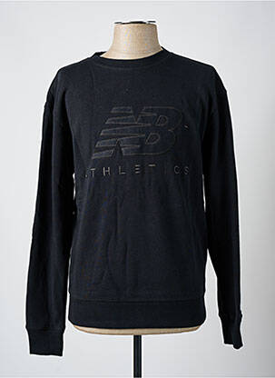 Sweat-shirt col rond noir NEW BALANCE homme