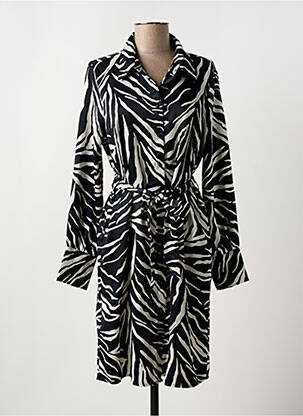 Robe courte col v noir VERO MODA femme
