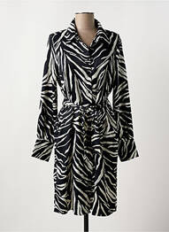 Robe courte col v noir VERO MODA femme