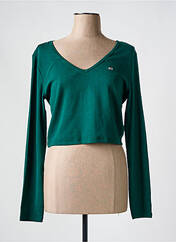 T-shirt vert TOMMY HILFIGER pour femme seconde vue