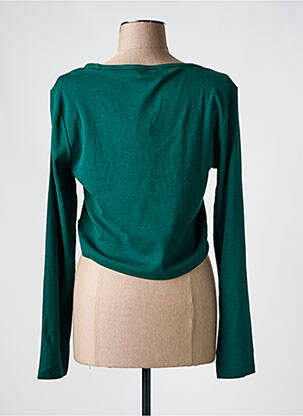 T-shirt col v vert TOMMY HILFIGER femme