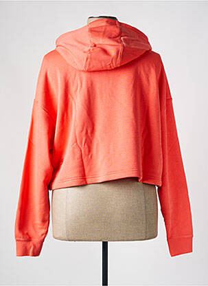 Sweat-shirt à capuche col rond orange NIKE femme