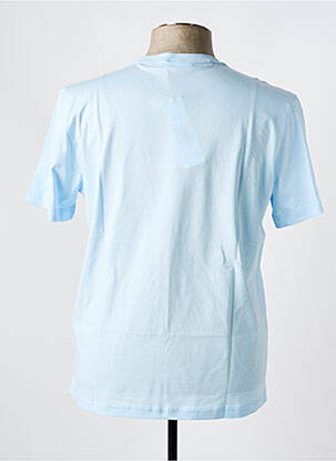 T-shirt col rond bleu CALVIN KLEIN homme