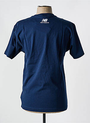 T-shirt col rond bleu NEW BALANCE homme