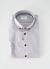 Chemise manches longues gris CALVIN KLEIN pour homme seconde vue