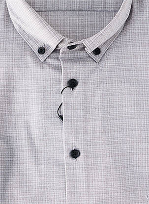 Chemise manches longues gris CALVIN KLEIN homme