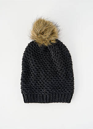 Chapeau gris PIECES pour femme