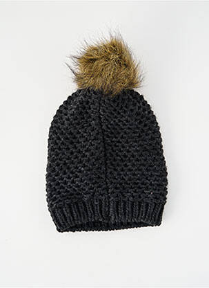 Chapeau gris PIECES femme