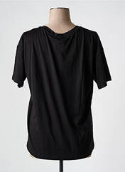 T-shirt noir ICHI pour femme seconde vue
