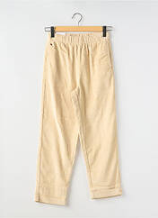 Pantalon slim beige F.A.M. pour femme seconde vue