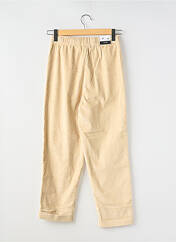 Pantalon slim beige F.A.M. pour femme seconde vue