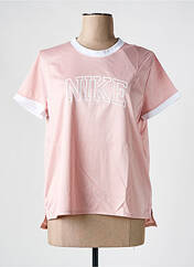 T-shirt rose NIKE pour femme seconde vue