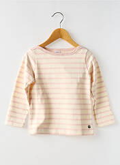 T-shirt blanc PETIT BATEAU pour fille seconde vue