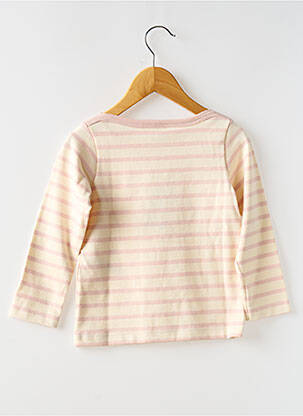 T-shirt col rond blanc PETIT BATEAU fille
