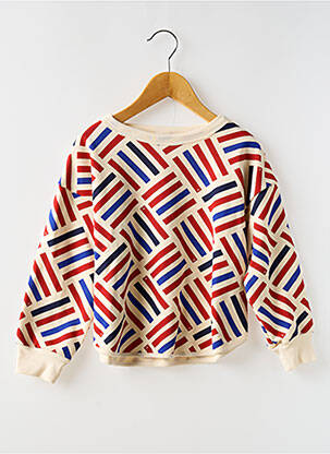 Sweat-shirt blanc PETIT BATEAU pour enfant