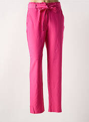 Pantalon chino rose PIECES pour femme seconde vue