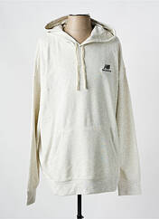 Sweat-shirt à capuche gris NEW BALANCE pour homme seconde vue