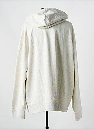 Sweat-shirt à capuche col rond gris NEW BALANCE homme