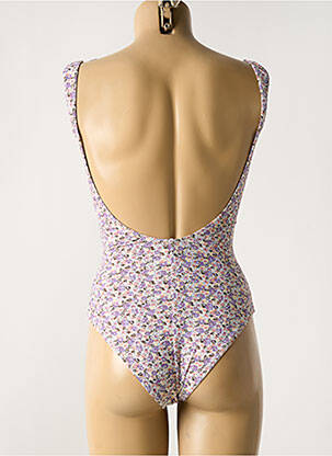 Maillot de bain 1 pièce violet PIECES femme