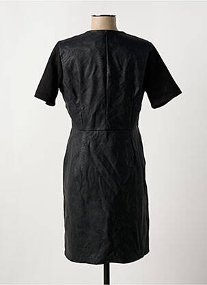 Robe courte col v noir LA FEE MARABOUTEE femme