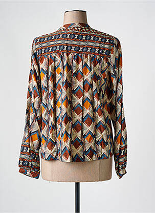 Top col v marron STELLA FOREST femme