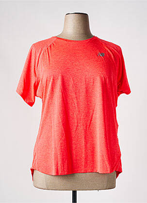 T-shirt orange NEW BALANCE pour femme