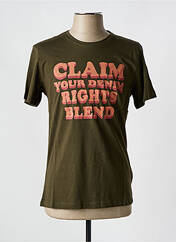 T-shirt vert BLEND pour homme seconde vue