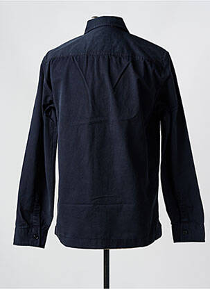 Chemise manches longues bleu HUGO BOSS homme