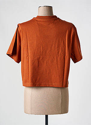T-shirt col rond marron DICKIES femme