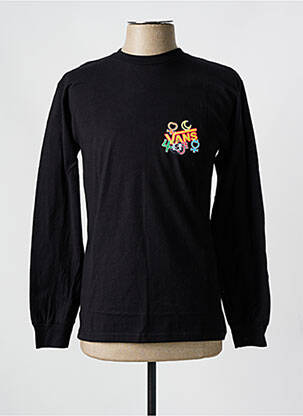 T-shirt col rond noir VANS homme