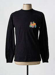 T-shirt col rond noir VANS homme