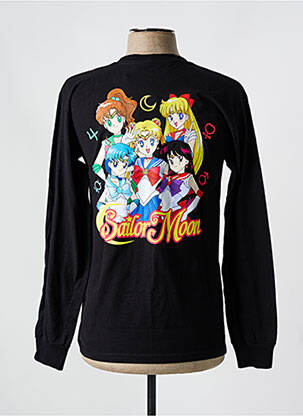 T-shirt col rond noir VANS homme