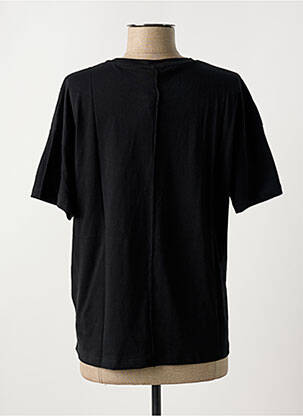 T-shirt col rond noir NOISY MAY femme