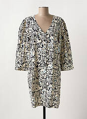 Robe courte blanc ICHI pour femme seconde vue