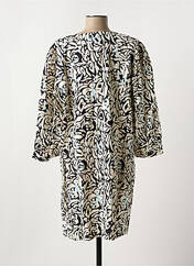 Robe courte blanc ICHI pour femme seconde vue