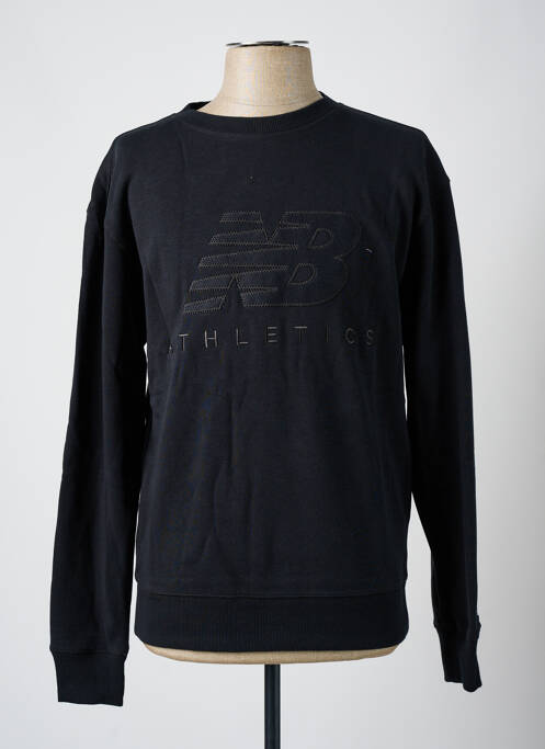 Sweat-shirt noir NEW BALANCE pour homme