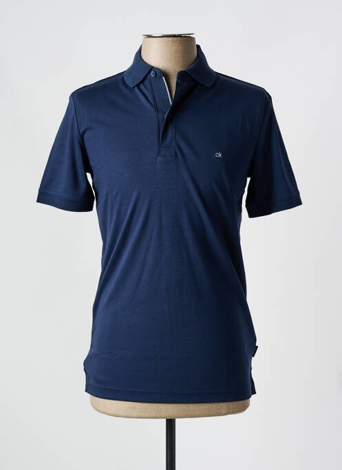 Polo bleu CALVIN KLEIN pour homme