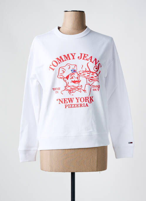 Sweat-shirt blanc TOMMY HILFIGER pour femme