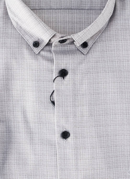 Chemise manches longues gris CALVIN KLEIN pour homme