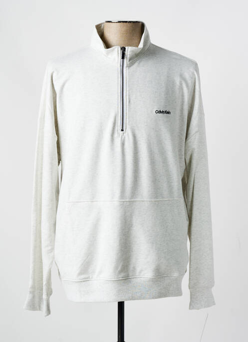 Sweat-shirt gris CALVIN KLEIN pour homme